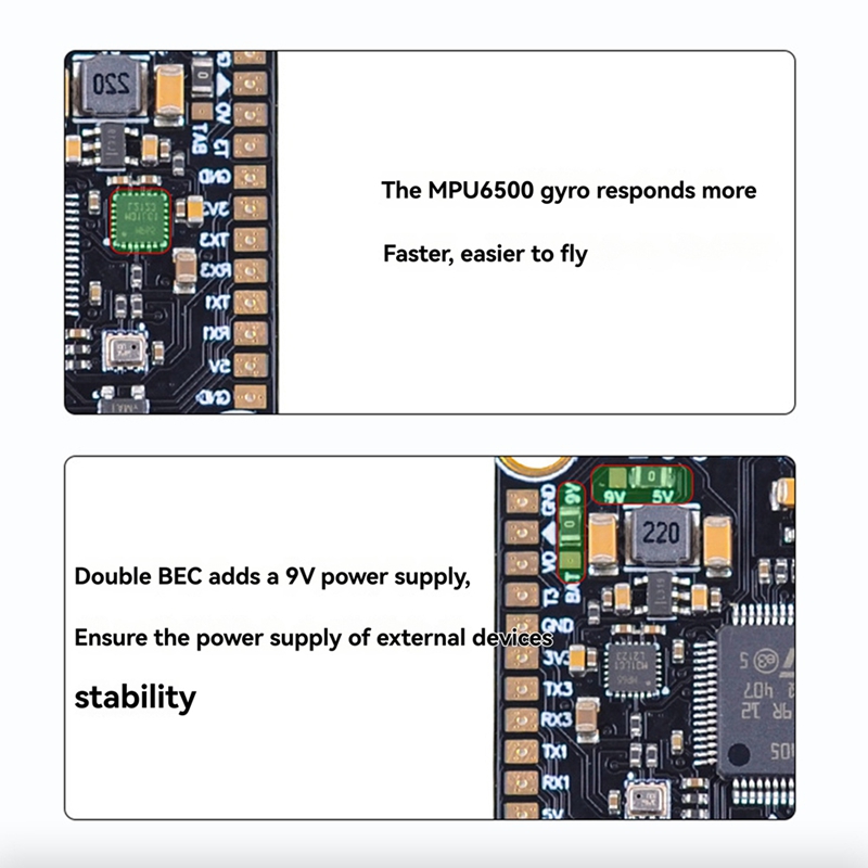 Drone Flight Controller - 80A+F405/F722 STACK untuk Drone FPV 13