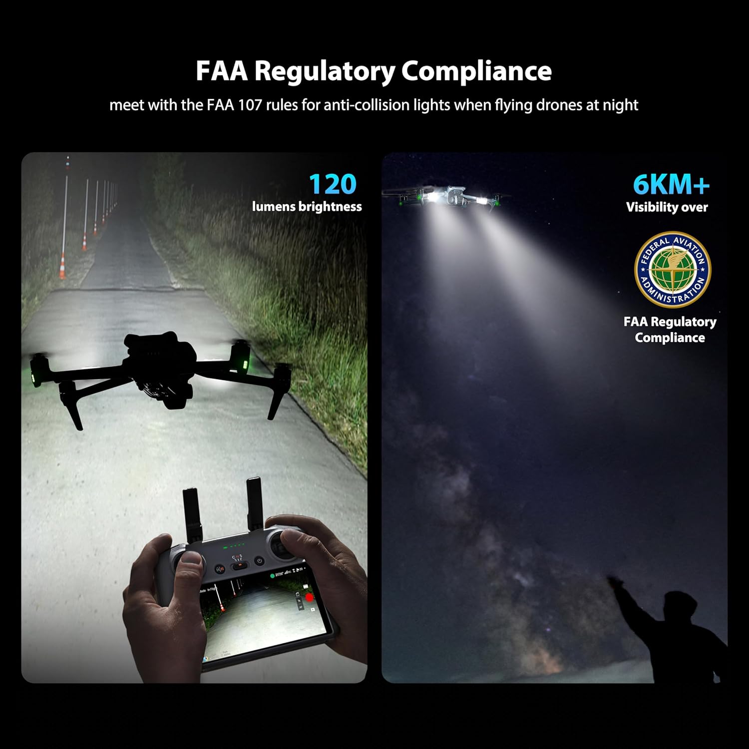 Lampu Strobo Drone STARTRC Lam - Drone Landing Gear ulasan dan harga