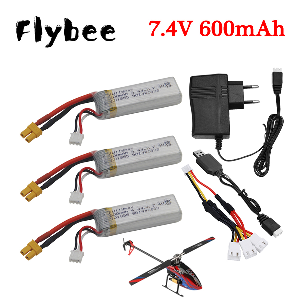 Set pengisi daya 7.4V 600mAh b - Drone Charger ulasan dan harga