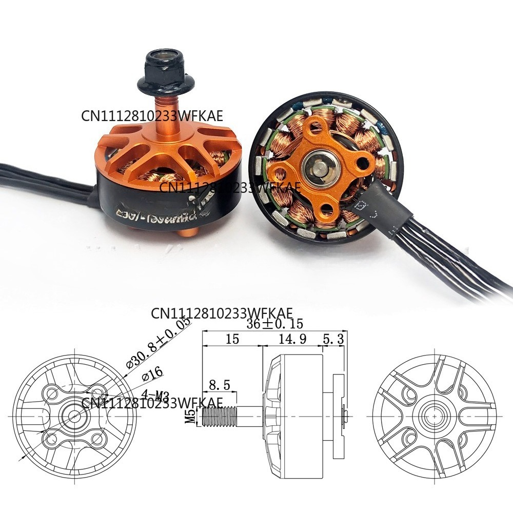 Motor YSido 2507 1800KV untuk  - Drone Motor ulasan dan harga