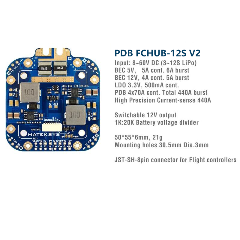 Matek System XCLASS PDB FCHUB- - Drone Power Distribution Board ulasan dan harga